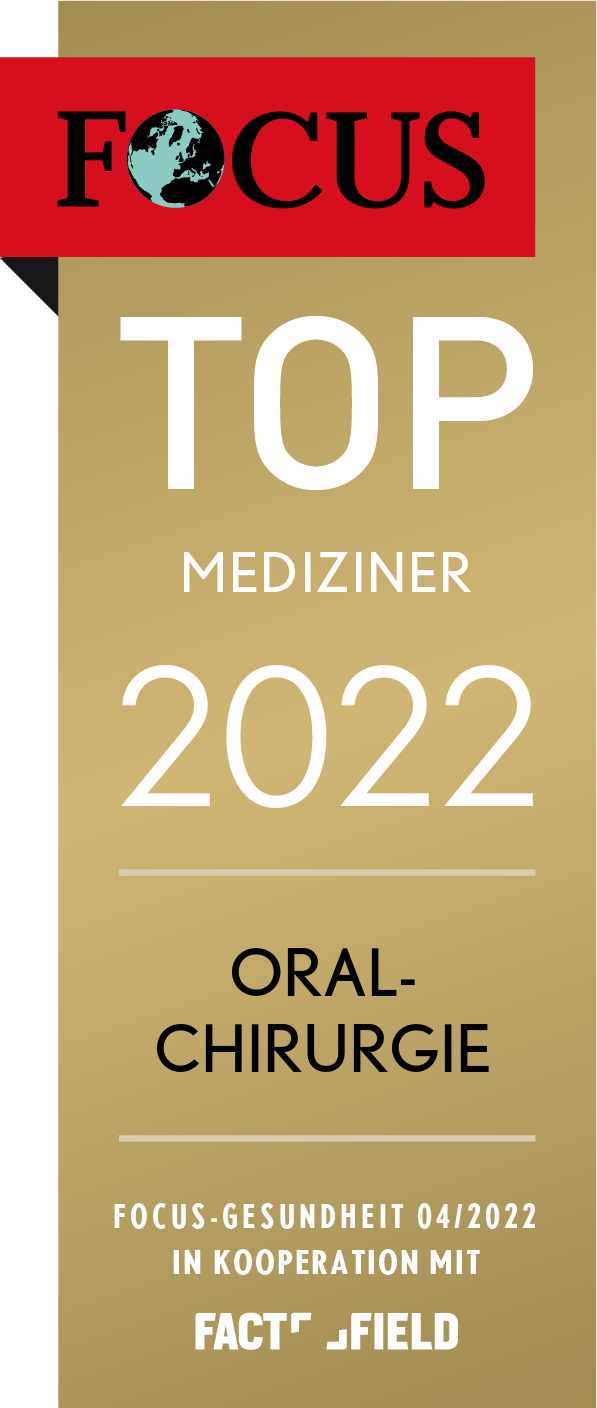 FOCUS-Siegel „TOP Mediziner 2022 ­ Oralchirurgie